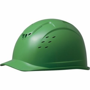 ミドリ安全 ABS製ヘルメット 高通気タイプ グリーン SC13BVRAKPGN 保護具 ヘルメット・軽作業帽 つば付ヘルメット(代引不可)
