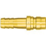 日東 TSPカプラ 真ちゅう製(ホース取付用プラグ) 相手側1/4インチ(00564) 2TPHBRASS 空圧用品 流体継手・チューブ 金属カップリング(代引