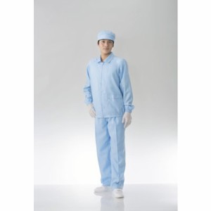 TriApex クリーンスーツ上衣 FH203C L ブルー FH203C02L 研究用品 クリーンルーム関連用品 ウェア・白衣(代引不可)【送料無料】