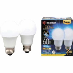 IRIS LED電球 E26 広配光 60形相当 昼白色 2個セット LDA7NG6T62P 工事・照明用品 作業灯・照明用品 LED電球(代引不可)