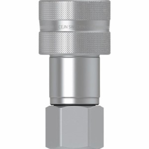 セイン シリーズ232 スクリュータイプカップリング 呼径6.3mm NPT1/4メネジ 102321402 荷役用品 ウインチ・ジャッキ ポンプ式ジャッキ(代