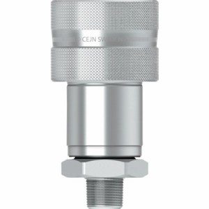 セイン シリーズ232 スクリュータイプカップリング 呼径6.3mm NPT1/4オネジ 102321452 荷役用品 ウインチ・ジャッキ ポンプ式ジャッキ(代