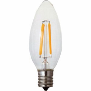 トーメ LEDフィラメント シャンデリア球型 LDC4LC40WE17T2 工事・照明用品 作業灯・照明用品 LED電球(代引不可)