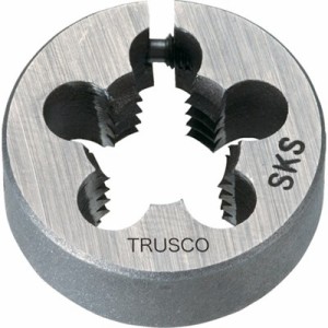 TRUSCO 左・アジャスタブル丸ダイス 38径 M3X0.5 (SKS) LT38D3X0.5 切削工具 ねじ切り工具 ダイス(代引不可)【送料無料】