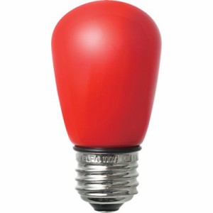 ELPA 電球(LED) LED電球サイン形防水E26 赤 LDS1RGGWP904 工事・照明用品 作業灯・照明用品 LED電球(代引不可)