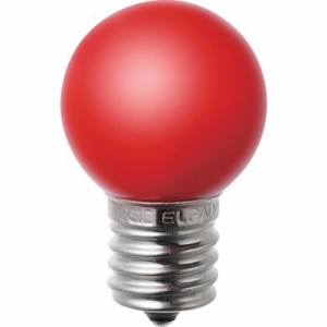 ELPA 電球(LED) LED電球G30形E17 赤 LDG1RGE17G244 工事・照明用品 作業灯・照明用品 LED電球(代引不可)