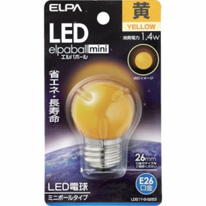 ELPA LED電球G40形E26 LDG1YGG253 工事・照明用品 作業灯・照明用品 LED電球(代引不可)