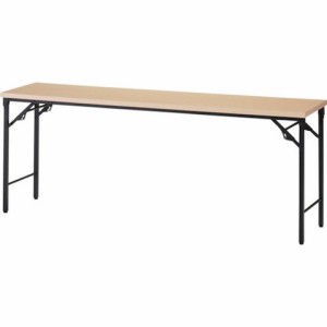 TRUSCO トラスコ 折リタタミ会議テーブル 1800X450XH700 棚板ナシ ナチュラル TST1845C(代引不可)【送料無料】