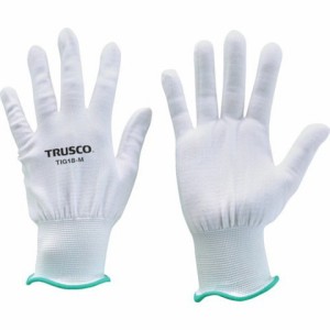 TRUSCO トラスコ 超薄手 ノンコートインナー手袋 18ゲージ M TIG18M(代引不可)