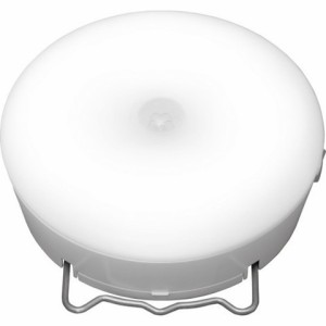 アイリスオーヤマ 乾電池式LED屋内センサーライト ホワイト マルチタイプ 昼白色 BSL40MNWV2(代引不可)