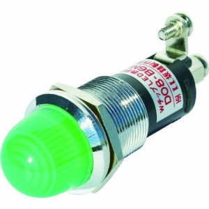 サカズメ ランプ交換型LED表示灯(AC/DC24V接続) 緑 Φ16 DO8B6MACDC24VGG(代引不可)【送料無料】