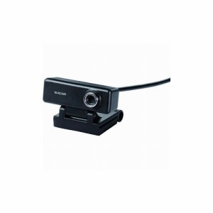 エレコム 高画質HD対応200万画素Webカメラ マイク内蔵 ブラック UCAM-C520FBBK エレコム(株) OA用品 周辺機器(代引不可)