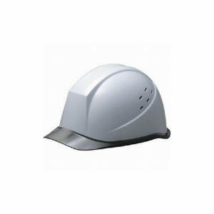ミドリ安全 バイザー型 通気孔付ヘルメット ホワイト SC-11PCLVRA-KP-W ミドリ安全(株) ヘルメット・軽作業帽 透明バイザーヘルメット(代