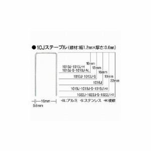 MAX ステンレスステープル 肩幅10mm 長サ19mm 5000本入リ 1019J-S マックス(株) 土木作業・大工用品 釘打機(代引不可)【送料無料】