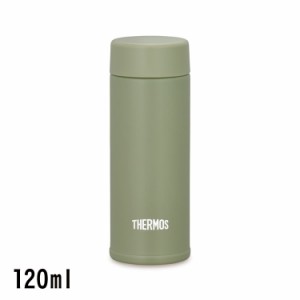 サーモス THERMOS 真空断熱ポケットマグ 120ml JOJ-120 KKI カーキ スクリュー 軽量 コンパクト 保温 保冷 ステンレス ボトル 水筒 携帯