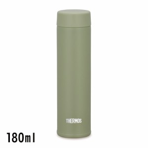 サーモス THERMOS 真空断熱ポケットマグ 180ml JOJ-180 KKI カーキ スクリュー 軽量 コンパクト 保温 保冷 ステンレス ボトル 水筒 携帯