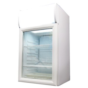業務用冷蔵庫 ホワイト ブラック 冷蔵庫 1ドア 40L 小型 ミニ 一人暮らし 業務用 ディスプレイクーラー 白 黒 透明 ディスプレイ(代引不