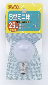 S型ミニ25W G-20H(F) エルパ ELPA 朝日電器