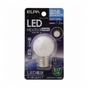 LED電球G30形E17 LDG1N-G-E17-G240 エルパ ELPA 朝日電器
