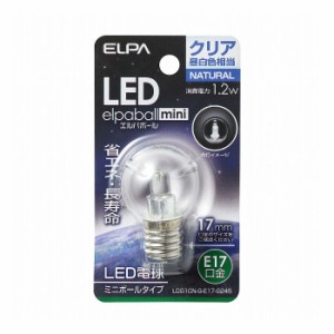 LED電球G30形E17 LDG1CN-G-E17-G245 エルパ ELPA 朝日電器