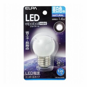 LED電球G40形E26 LDG1N-G-G250 エルパ ELPA 朝日電器