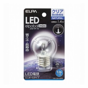 LED電球G40形E26 LDG1CN-G-G255 エルパ ELPA 朝日電器