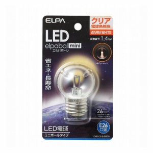 LED電球G40形E26 LDG1CL-G-G256 エルパ ELPA 朝日電器