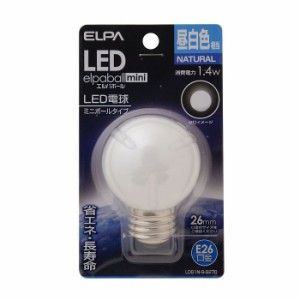 LED電球G50形E26 LDG1N-G-G270 エルパ ELPA 朝日電器