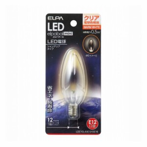 LED電球シャンデリア形E12 LDC1CL-G-E12-G316 エルパ ELPA 朝日電器