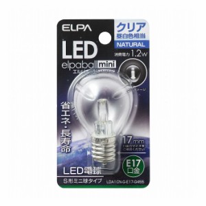 LED電球S形E17 LDA1CN-G-E17-G455 エルパ ELPA 朝日電器