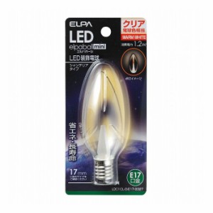 LED電球シャンデリアE17 LDC1CL-G-E17-G327 エルパ ELPA 朝日電器