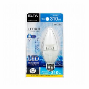 LED電球シャンデリア形E17D色 LDC4CD-E17-G350 エルパ ELPA 朝日電器
