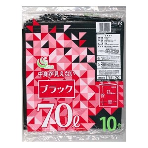 日本技研工業 TF-70 TF 黒ポリ袋 70L 10P ビニール袋