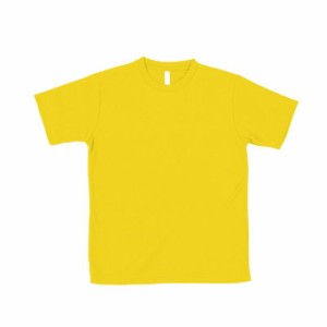 ATドライTシャツ S イエロー 150Gポリ100% 運動会 発表会 イベント シャツTシャツ衣料