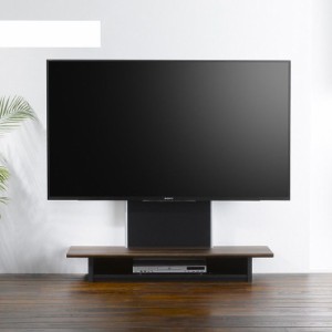 壁よせ テレビ台 幅120cm ダークブラウン 茶色 テレビボード AVボード テレビラック ヴィンテージ おしゃれ(代引不可)【送料無料】