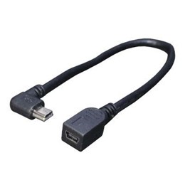 変換名人 USBmini L型ケーブル延長20(右L) USBM-CA20RL(代引き不可)