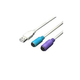 変換名人 USB-PS2変換(2分岐) USB-PS2(代引き不可)【送料無料】