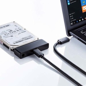 サンワサプライ SATA-USB3.1 Gen2変換ケーブル USB-CVIDE7(代引不可)【送料無料】