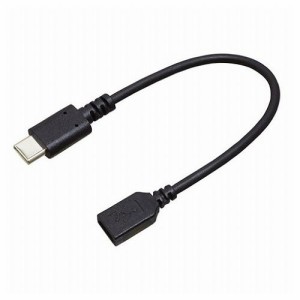 BAUT Type-C/micro変換ケーブルUSB2.0 3A0.1mBK BCUSMC30010BK(代引不可)【送料無料】