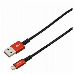 BAUT PREMIUM両面microUSBケーブル 2A 1.0m RD BUSMRAN100RD(代引不可)【送料無料】