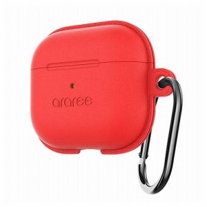 araree ソフトケース for AirPods 第3世代 POPS レッド AR22185AP3RD(代引不可)