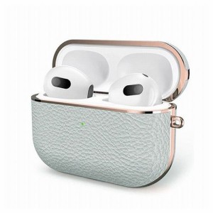 GAZE 本革ケースfor AirPods 第3世代 ペールグレー GZ22195AP3GR(代引不可)