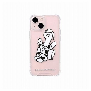 168cm ハイブリッドクリアケース for iPhone 13 mini White Olly with パジャマ 168249i13MN(代引不可)