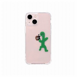 168cm ハイブリッドクリアケース for iPhone 13 mini Olly with リンゴ 168250i13MN(代引不可)