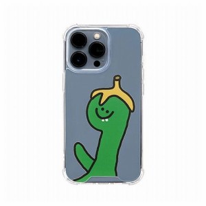 168cm ハイブリッドクリアケース for iPhone 13 Pro Green Olly with バナナ 168263i13P(代引不可)