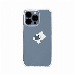 168cm ハイブリッドクリアケース for iPhone 13 Pro リンゴとくまちゃん 168269i13P(代引不可)