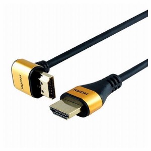 【5個セット】ホーリック HDMIケーブル L型270度 1m ゴールド HL10-568GDX5(代引不可)【送料無料】