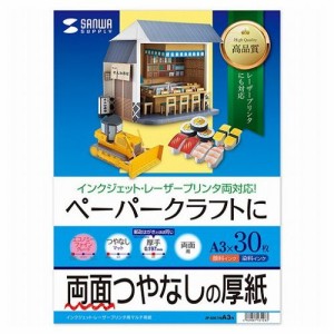 サンワサプライ インクジェットプリンタ用紙 厚手 JP-EM1NA3N(代引不可)【送料無料】