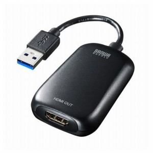 サンワサプライ USB3.2-HDMIディスプレイアダプタ 1080P対応 USB-CVU3HD1N(代引不可)【送料無料】