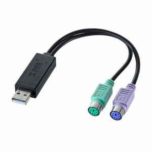 サンワサプライ USB-PS/2変換コンバータ USB-CVPS6(代引不可)【送料無料】